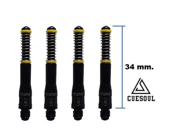Set De 3 Cannes Fléchettes Cuesoul AK7 Aluminium G 47 Mm Avec Pièces De Rechange | Compatible Système AK4