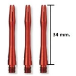 DW Alu Shaft Red 34mm.