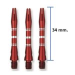CMaster Alu Shaft Red 34mm.