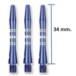 CMaster Alu Shaft Blue 34mm.