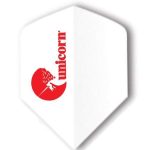 Unicorn white logo Red