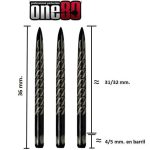 One80 Aztech Point Black Style D 36mm