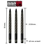 One80 Aztech Point Black Style D 32mm