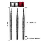 One80 Aztech Point Silver Style A 34mm