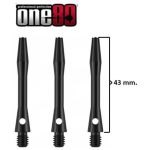 One80 Alu Inter shaft Black