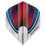 Winmau Prism Alpha White Red&Blue