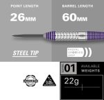 TARGET Luke Littler_Brass_22gr - Imagen 2