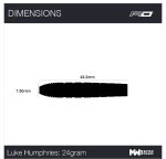 RD Luke Humphries TX1 Pioneer 24g. - Imagen 4