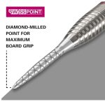 TARGET Swiss Storm Diamond Silver Points 26mm - Imagen 2