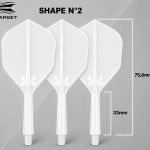 TARGET K-FLEX MEDIUM WHITE SHAPE N°2