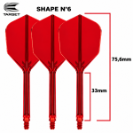 TARGET K-FLEX MEDIUM RED SHAPE N°6