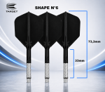 TARGET K-FLEX SHIFT MEDIUM BLACK SHAPE N°6