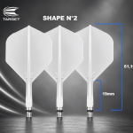 TARGET K-FLEX SHIFT SHORT WHITE SHAPE N°2