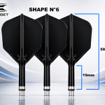 TARGET K-FLEX SHIFT SHORT BLACK SHAPE N°6