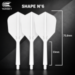 TARGET K-FLEX MEDIUM WHITE SHAPE N°6