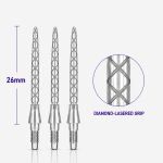 TARGET Swiss Storm Diamond Silver Points 26mm