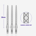 TARGET Swiss Storm Diamond Silver Points 30mm
