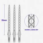 TARGET Swiss Storm Diamond Silver Points 35mm