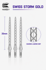 TARGET Swiss Storm Diamond Silver Points 35mm