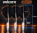 UNICORN FORGE Black and Clear Medium